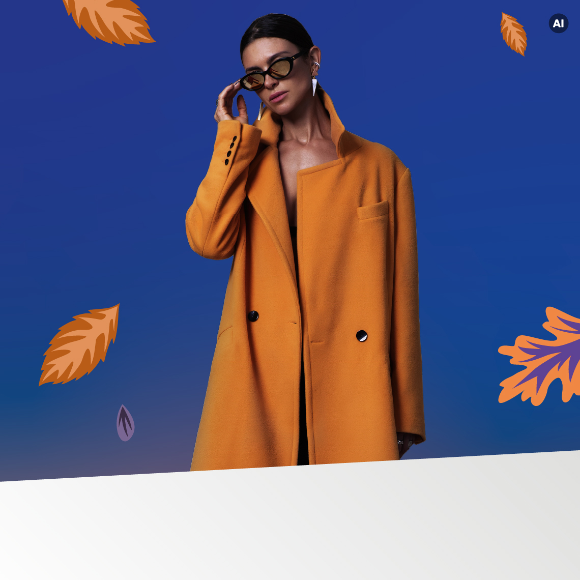 woman in a coat