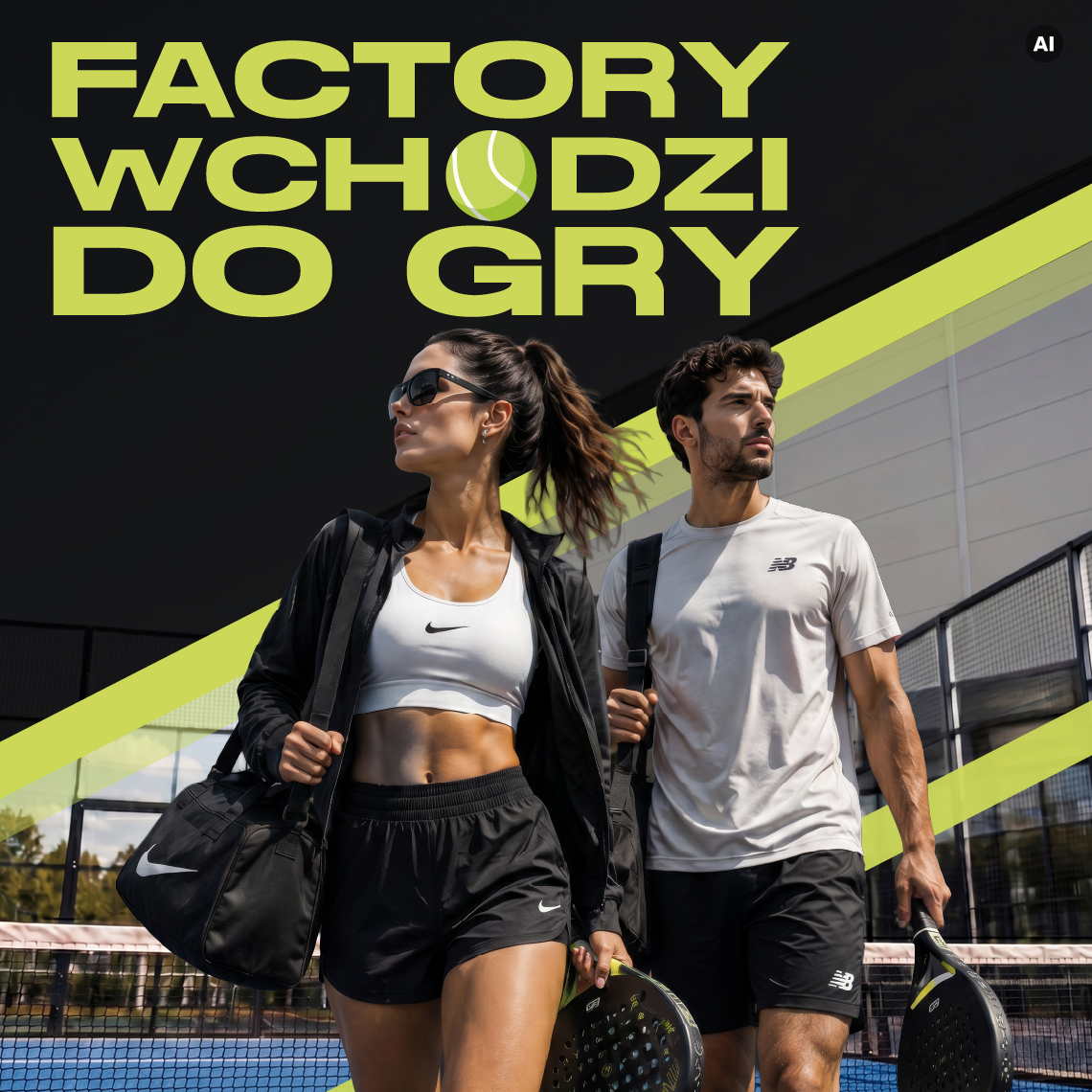 para w sportowych ubraniach