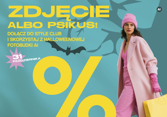 kobieta ubrana na różowo z torbą na zakupy
